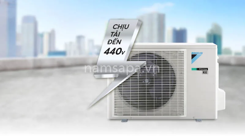 Máy lạnh Daikin 1.0 HP FTKZ25VVMV 5 Chuẩn 11 dang nong chiu dien ap cao