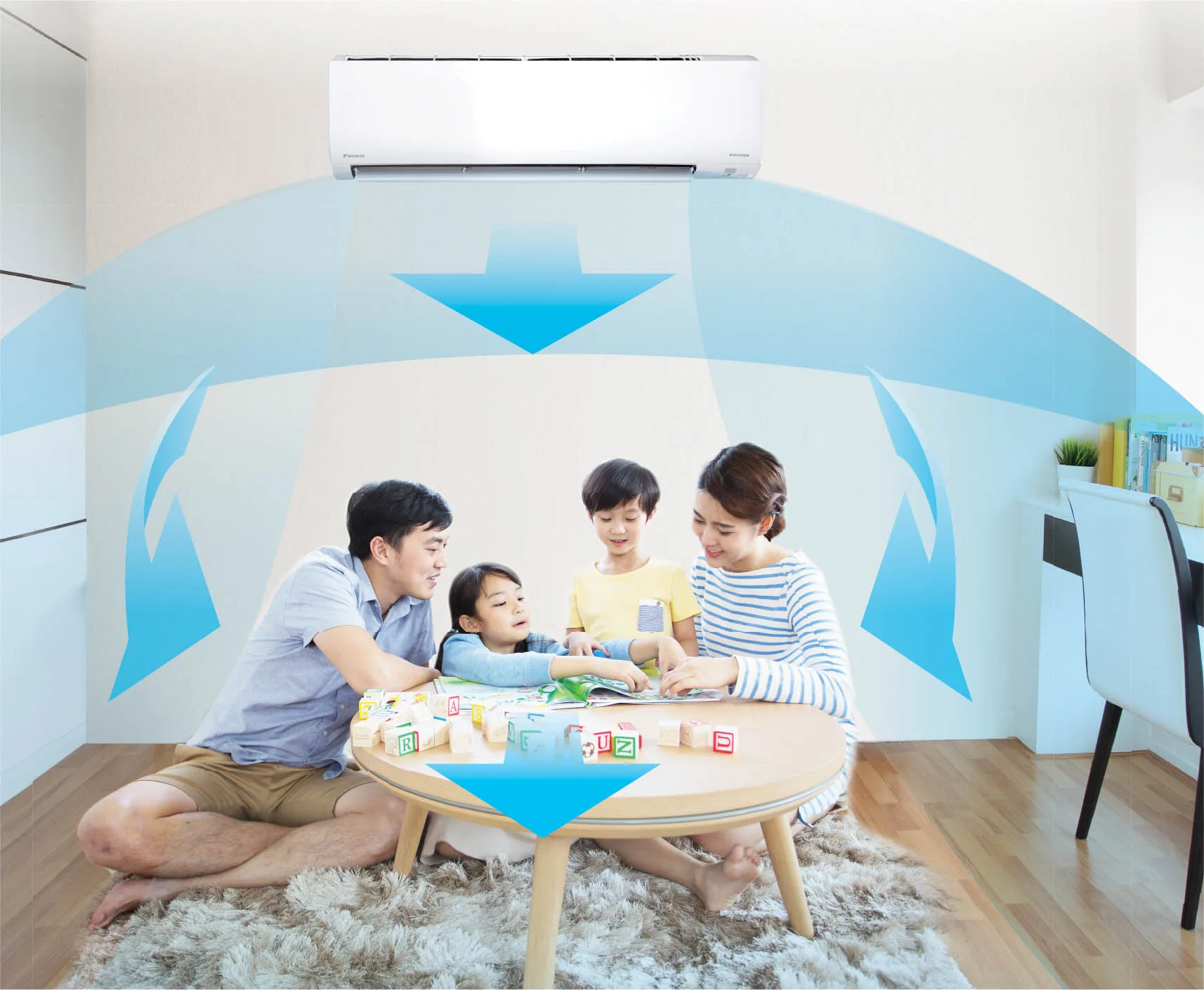 Máy lạnh Daikin Inverter 1.5HP FTKY35WAVMV 5 luong gio 3 chieu